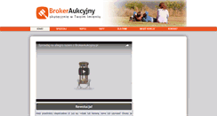 Desktop Screenshot of brokeraukcyjny.pl